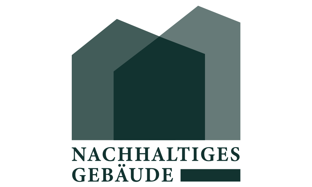 Nachhaltiges Gebäude Logo